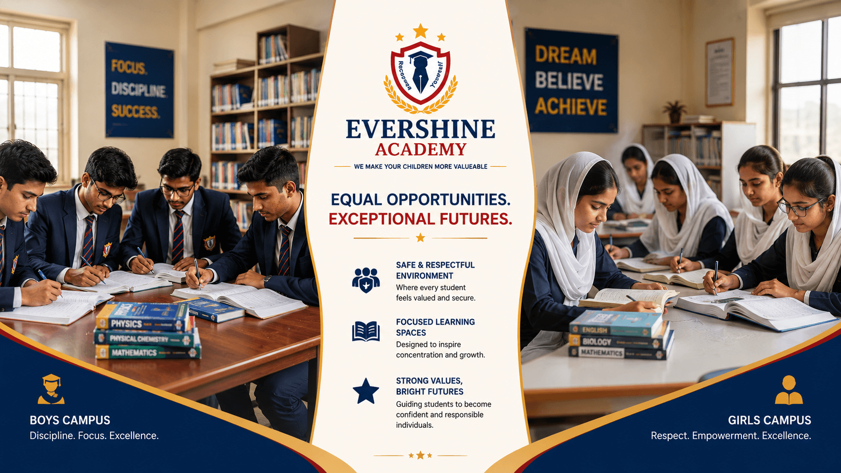 Equal Opportunities — Boys and Girls Campuses