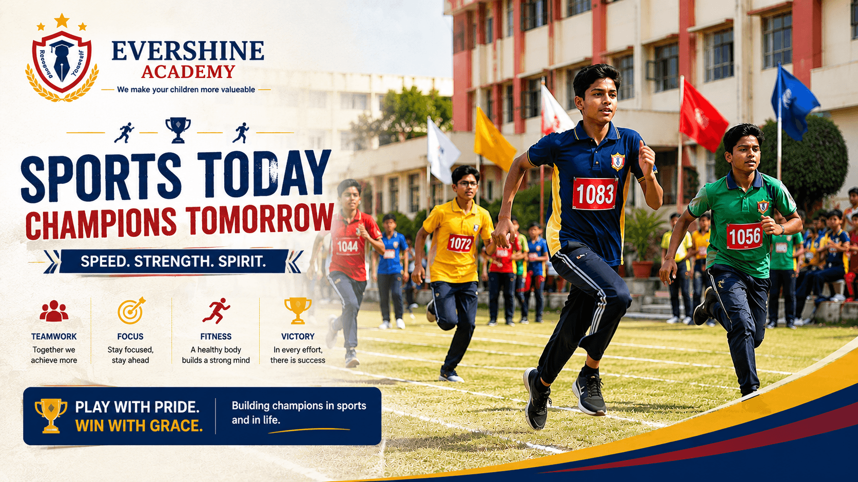 Sports Today Champions Tomorrow — Annual Sports Day